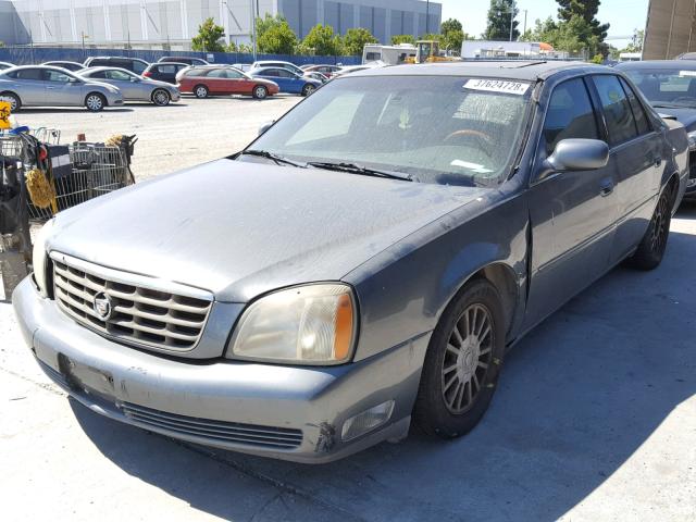 1G6KE57Y43U151930 - 2003 CADILLAC DEVILLE DH GRAY photo 2