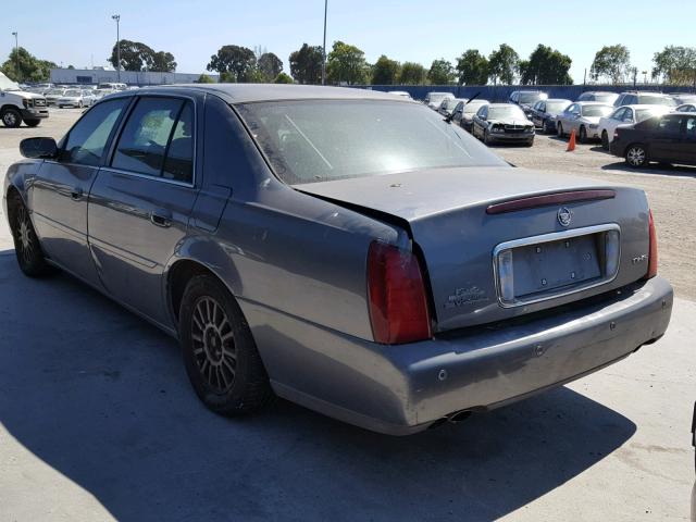 1G6KE57Y43U151930 - 2003 CADILLAC DEVILLE DH GRAY photo 3