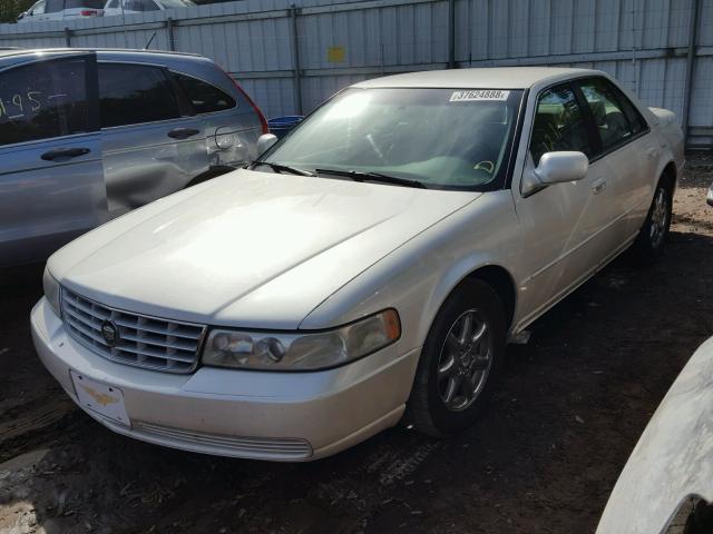 1G6KS54Y61U228209 - 2001 CADILLAC SEVILLE SL WHITE photo 2