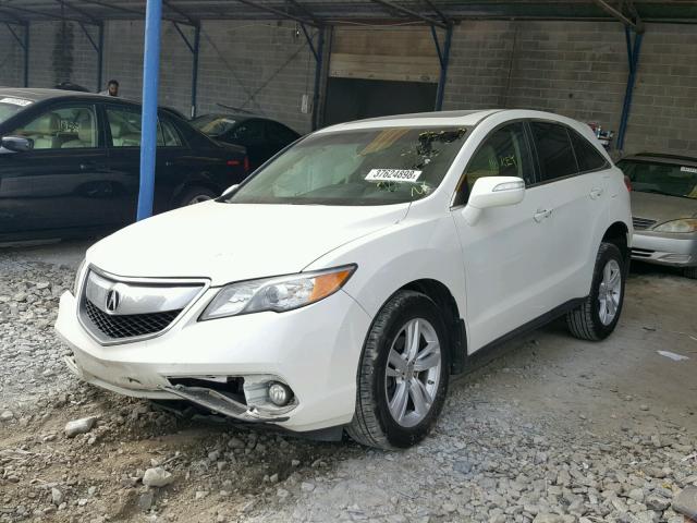 5J8TB3H57DL009759 - 2013 ACURA RDX TECHNO WHITE photo 2