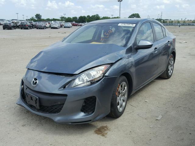 JM1BL1UG0C1525281 - 2012 MAZDA 3 I GRAY photo 2