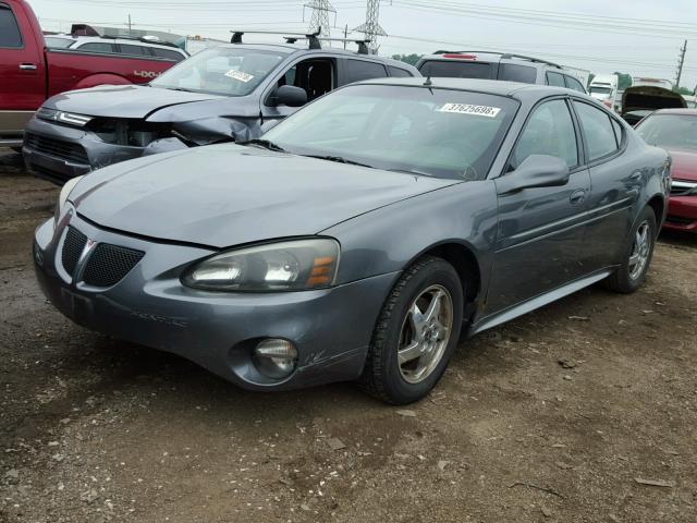 2G2WS522451157448 - 2005 PONTIAC GRAND PRIX GRAY photo 2