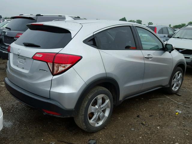 3CZRU6H54GM716979 - 2016 HONDA HR-V EX SILVER photo 4