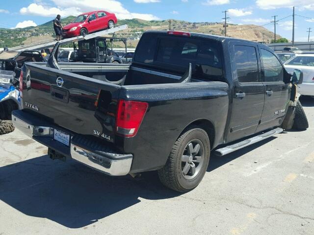 1N6AA0EC5FN506842 - 2015 NISSAN TITAN S BLACK photo 4