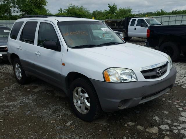 4F2YZ02B63KM14545 - 2003 MAZDA TRIBUTE DX WHITE photo 1