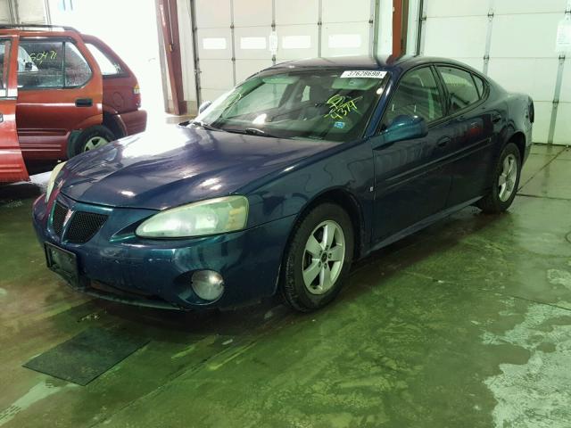 2G2WP552161264374 - 2006 PONTIAC GRAND PRIX BLUE photo 2