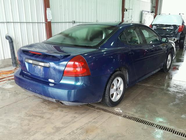 2G2WP552161264374 - 2006 PONTIAC GRAND PRIX BLUE photo 4