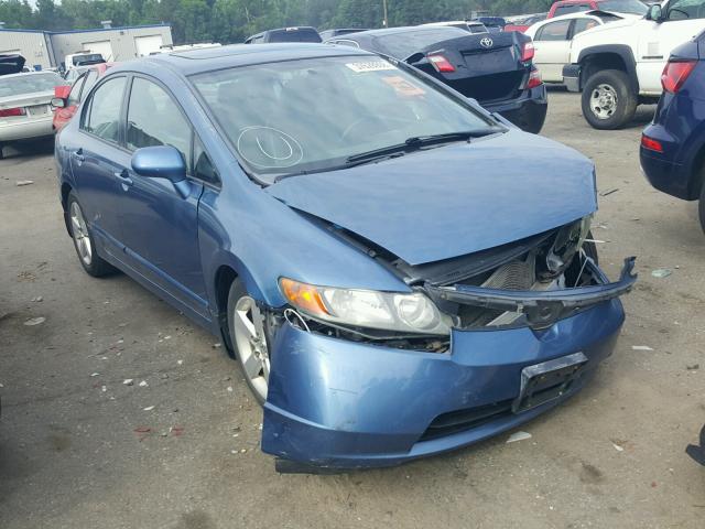 2HGFA16968H524118 - 2008 HONDA CIVIC EXL BLUE photo 1
