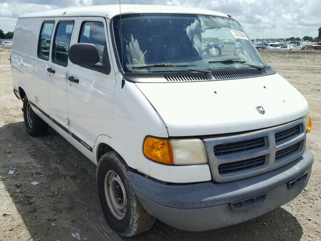 2D7JB21Y63K531095 - 2003 DODGE RAM VAN B2 WHITE photo 1