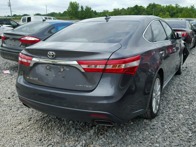 4T1BK1EB3DU046970 - 2013 TOYOTA AVALON BAS GRAY photo 4