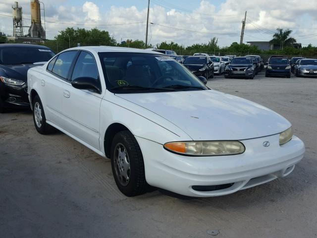 1G3NK52F54C174925 - 2004 OLDSMOBILE ALERO GX WHITE photo 1