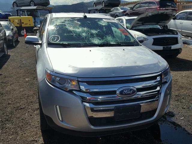 2FMDK4JC6DBE18798 - 2013 FORD EDGE SEL SILVER photo 9