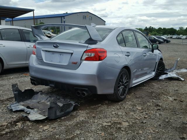 JF1VA2L62F9816149 - 2015 SUBARU WRX STI GRAY photo 4