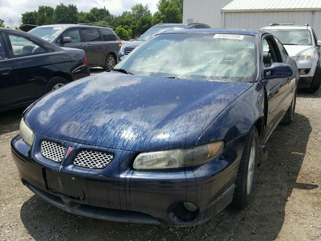 1G2WR12161F166473 - 2001 PONTIAC GRAND PRIX BLUE photo 2