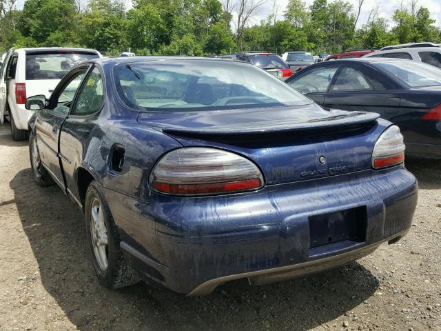 1G2WR12161F166473 - 2001 PONTIAC GRAND PRIX BLUE photo 3