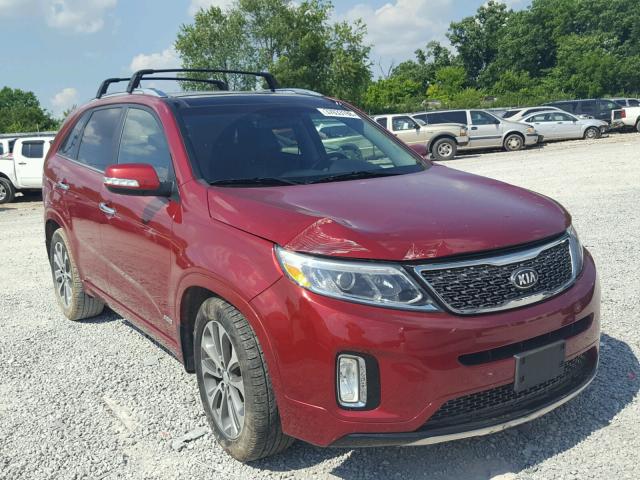 5XYKWDA71EG494851 - 2014 KIA SORENTO SX RED photo 1