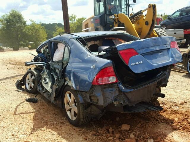 1HGFA168X6L035812 - 2006 HONDA CIVIC EX أزرق صورة 3