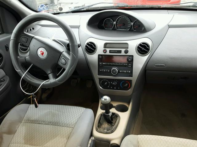 1G8AZ55F57Z153350 - 2007 SATURN ION LEVEL SILVER photo 9