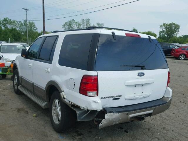 1FMFU18L73LC56332 - 2003 FORD EXPEDITION WHITE photo 3