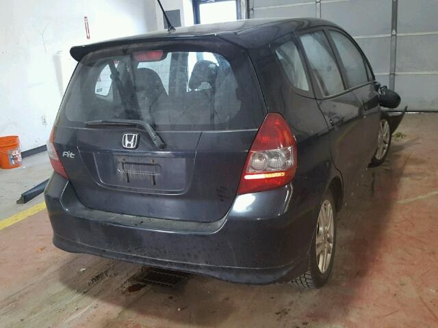 JHMGD38647S017958 - 2007 HONDA FIT S 黑色 照片 4