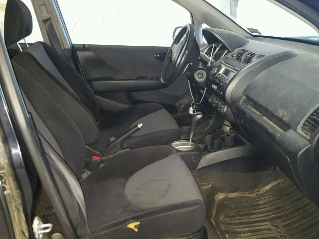 JHMGD38647S017958 - 2007 HONDA FIT S 黑色 照片 5