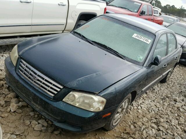 KNAGD128425177293 - 2002 KIA OPTIMA LX/ GREEN photo 2