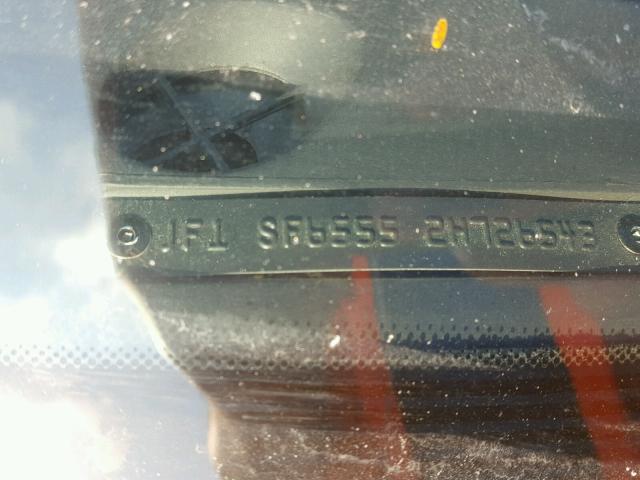 JF1SF65552H726543 - 2002 SUBARU FORESTER S WHITE photo 10