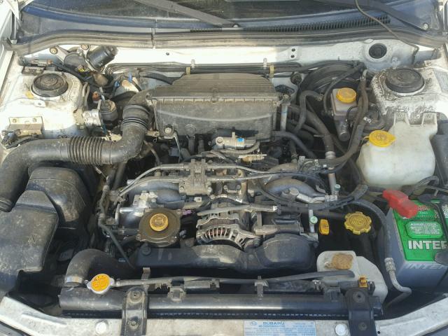 JF1SF65552H726543 - 2002 SUBARU FORESTER S WHITE photo 7