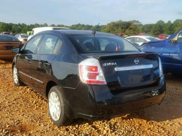 3N1AB6AP7BL686091 - 2011 NISSAN SENTRA 2.0 BLACK photo 3