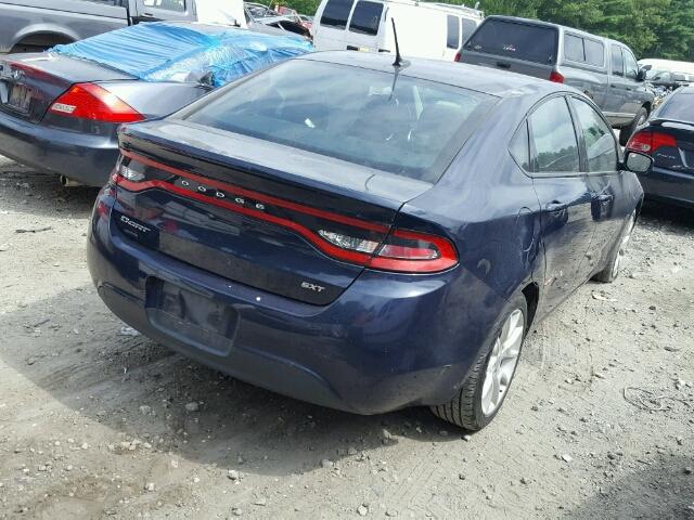 1C3CDFBA7DD258870 - 2013 DODGE DART SXT BLUE photo 4