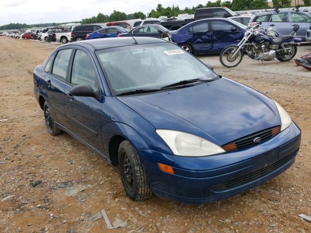 1FAFP33P3YW343187 - 2000 FORD FOCUS LX BLUE photo 1