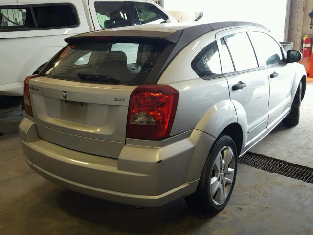 1B3HB48B37D115738 - 2007 DODGE CALIBER SX SILVER photo 4