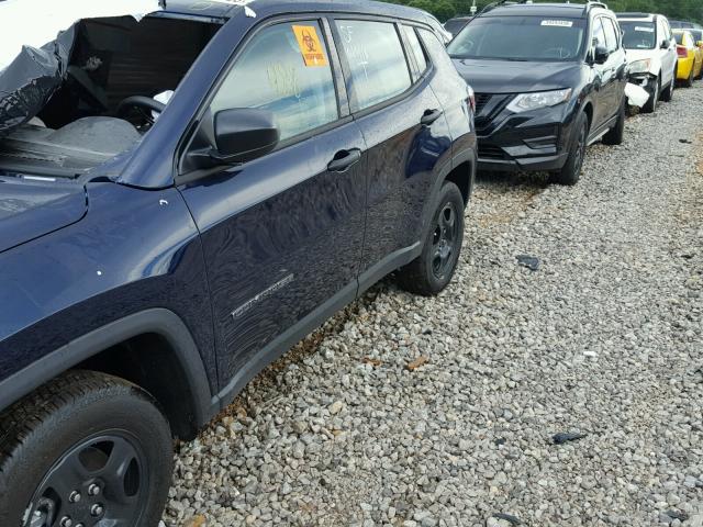 3C4NJCAB2JT123100 - 2018 JEEP COMPASS SP BLUE photo 2