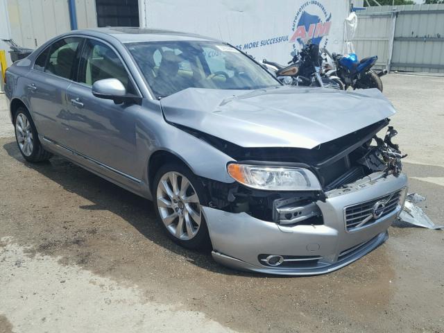 YV1902AH6D1172258 - 2013 VOLVO S80 T6 SILVER photo 1