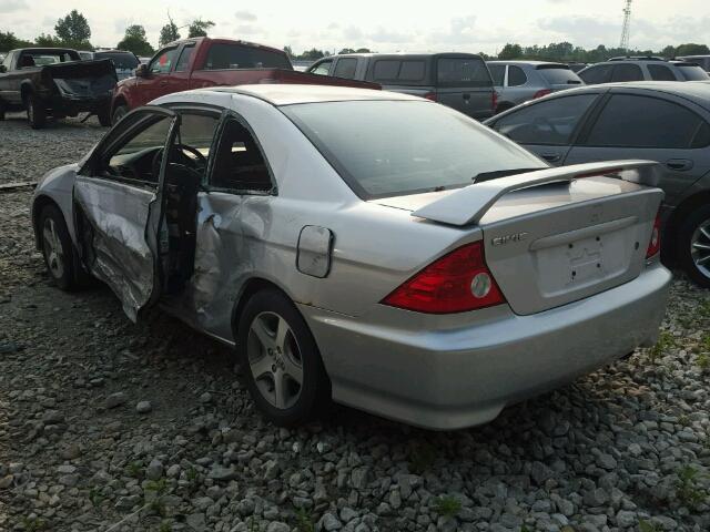 1HGEM22914L802144 - 2004 HONDA CIVIC EX SILVER photo 3