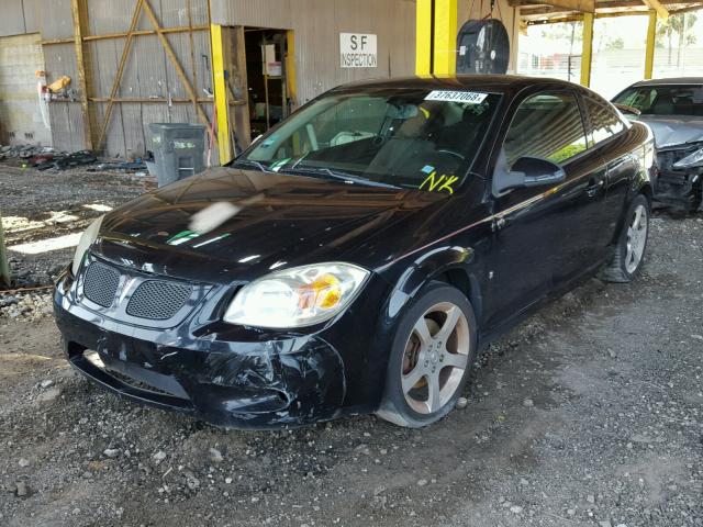 1G2AN18B387182561 - 2008 PONTIAC G5 GT BLACK photo 2