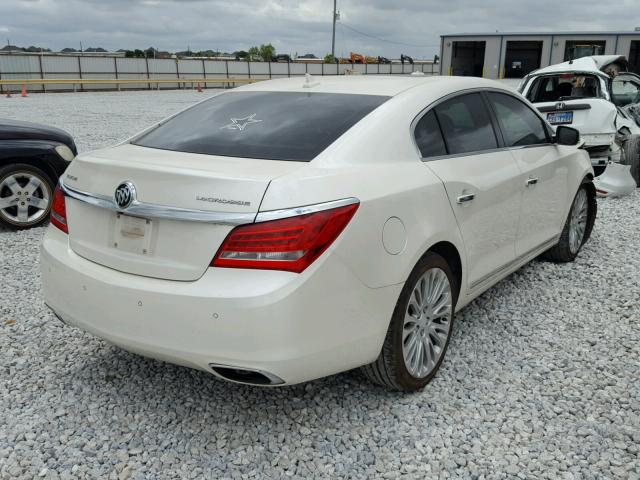 1G4GF5G35EF155265 - 2014 BUICK LACROSSE T WHITE photo 4