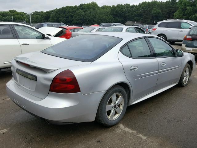 2G2WP522151257637 - 2005 PONTIAC GRAND PRIX SILVER photo 4