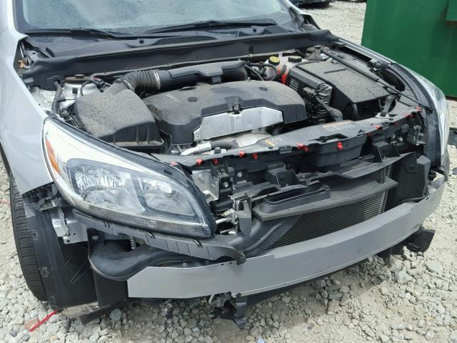 1G11B5SLXFU152462 - 2015 CHEVROLET MALIBU LS SILVER photo 9