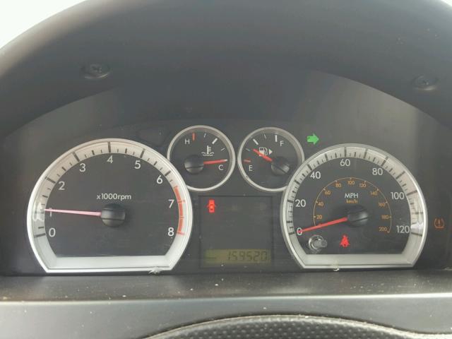 KL1TD56E89B347182 - 2009 CHEVROLET AVEO LS WHITE photo 8