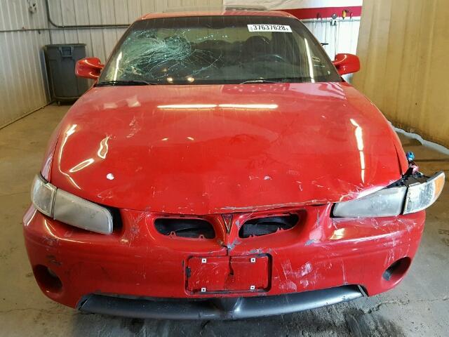 1G2WP12K91F163551 - 2001 PONTIAC GRAND PRIX RED photo 9