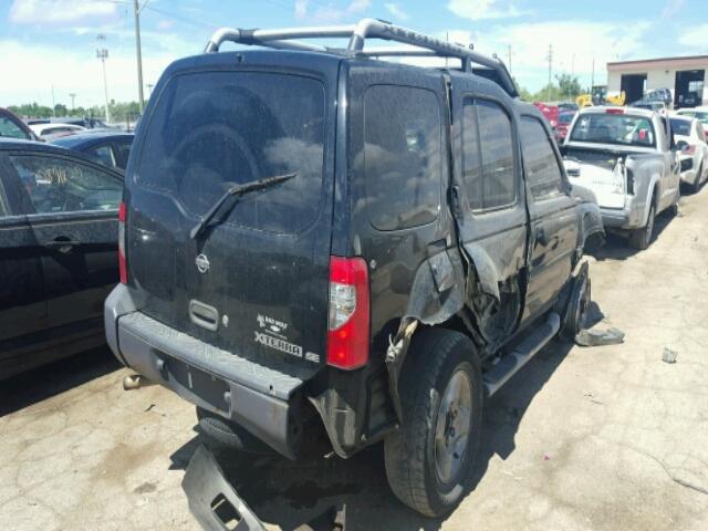 5N1ED28Y51C569034 - 2001 NISSAN XTERRA BLACK photo 4