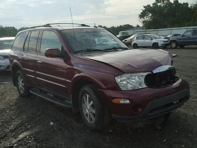 5GADT13S242302011 - 2004 BUICK RAINIER CX MAROON photo 1