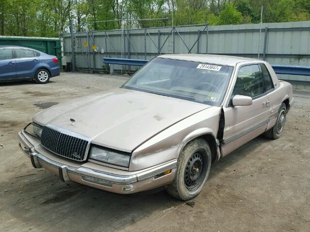 1G4EZ13C3LU406404 - 1990 BUICK RIVIERA TAN photo 2