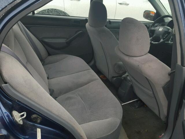 2HGES26761H596875 - 2001 HONDA CIVIC EX 蓝色 照片 6