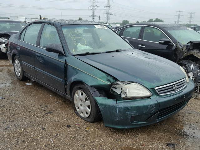 2HGEJ6611XH530975 - 1999 HONDA CIVIC BASE GREEN photo 1