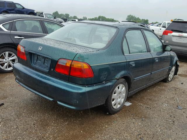 2HGEJ6611XH530975 - 1999 HONDA CIVIC BASE GREEN photo 4