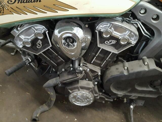 56KMSA004J3129161 - 2018 INDIAN MOTORCYCLE CO. SCOUT ABS GREEN photo 7