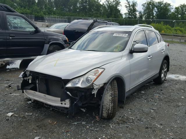 JNKAJ09E88M301778 - 2008 INFINITI EX35 BASE SILVER photo 2