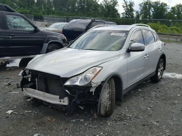 JNKAJ09E88M301778 - 2008 INFINITI EX35 BASE SILVER photo 2